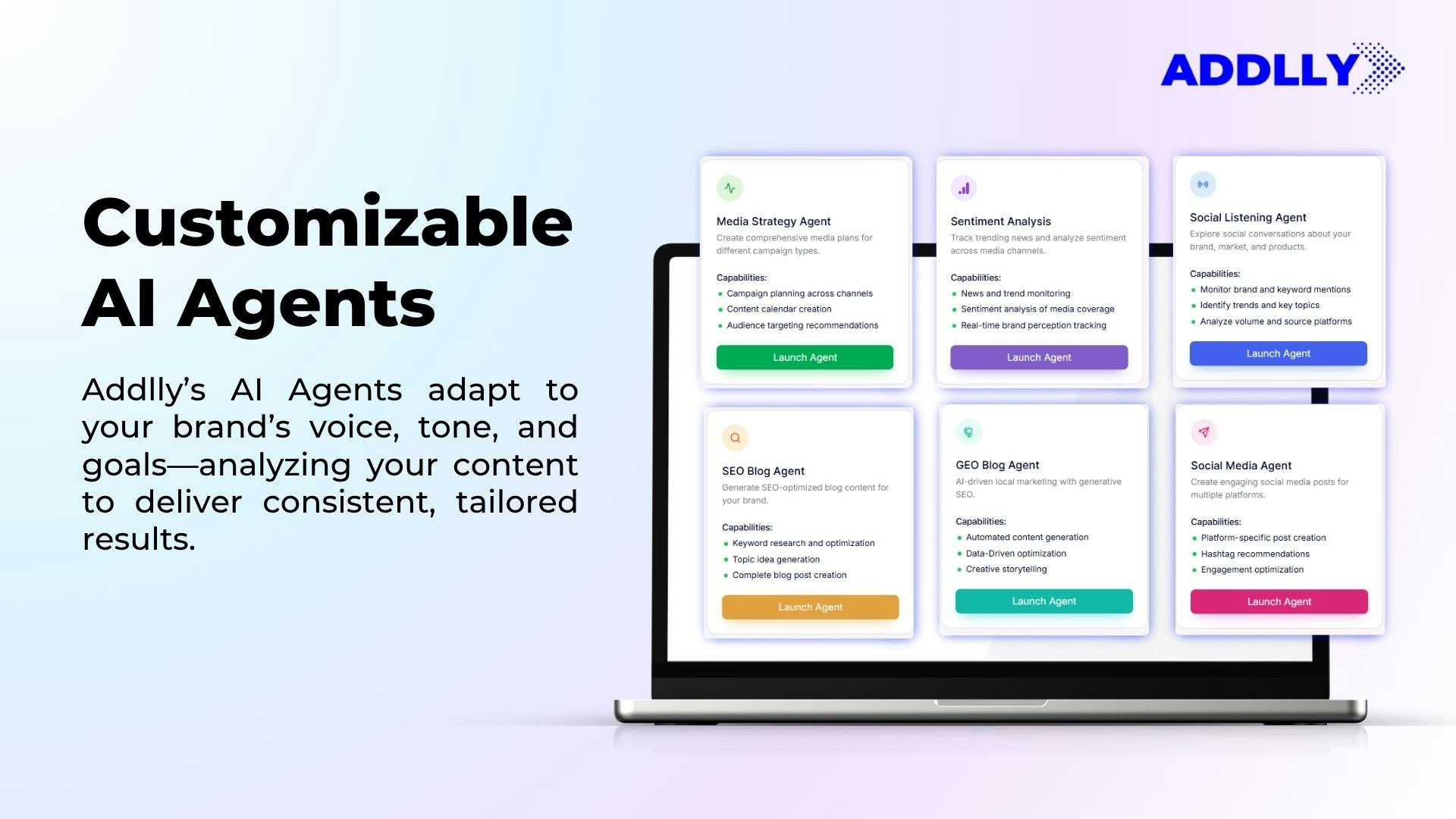 Addlly AI - Custom AI Content Agent gallery image