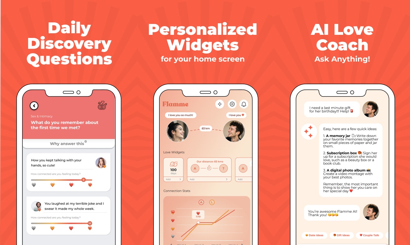 Flamme – The AI Couples App gallery image