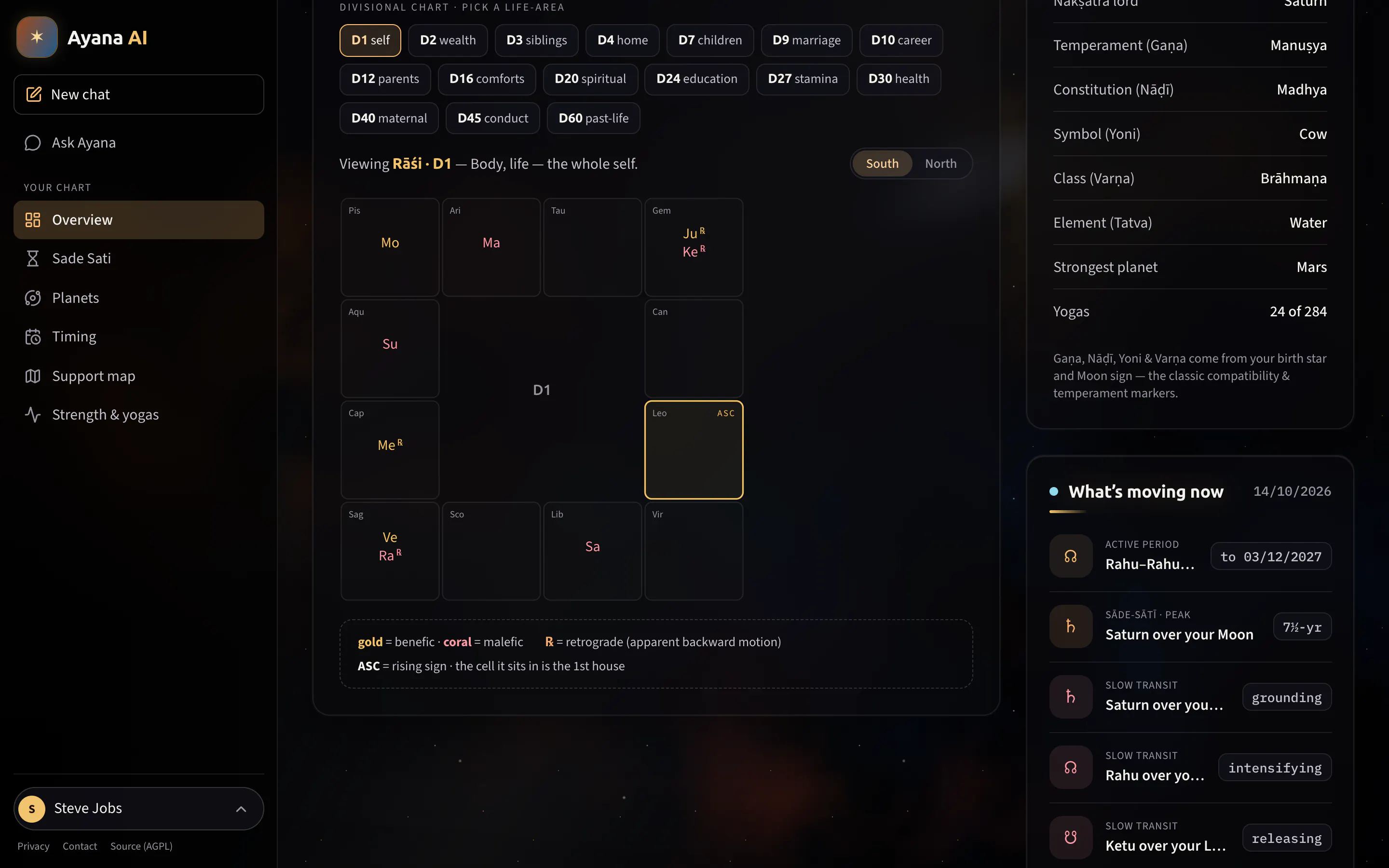 Ayana: Precise Vedic astrology + AI gallery image