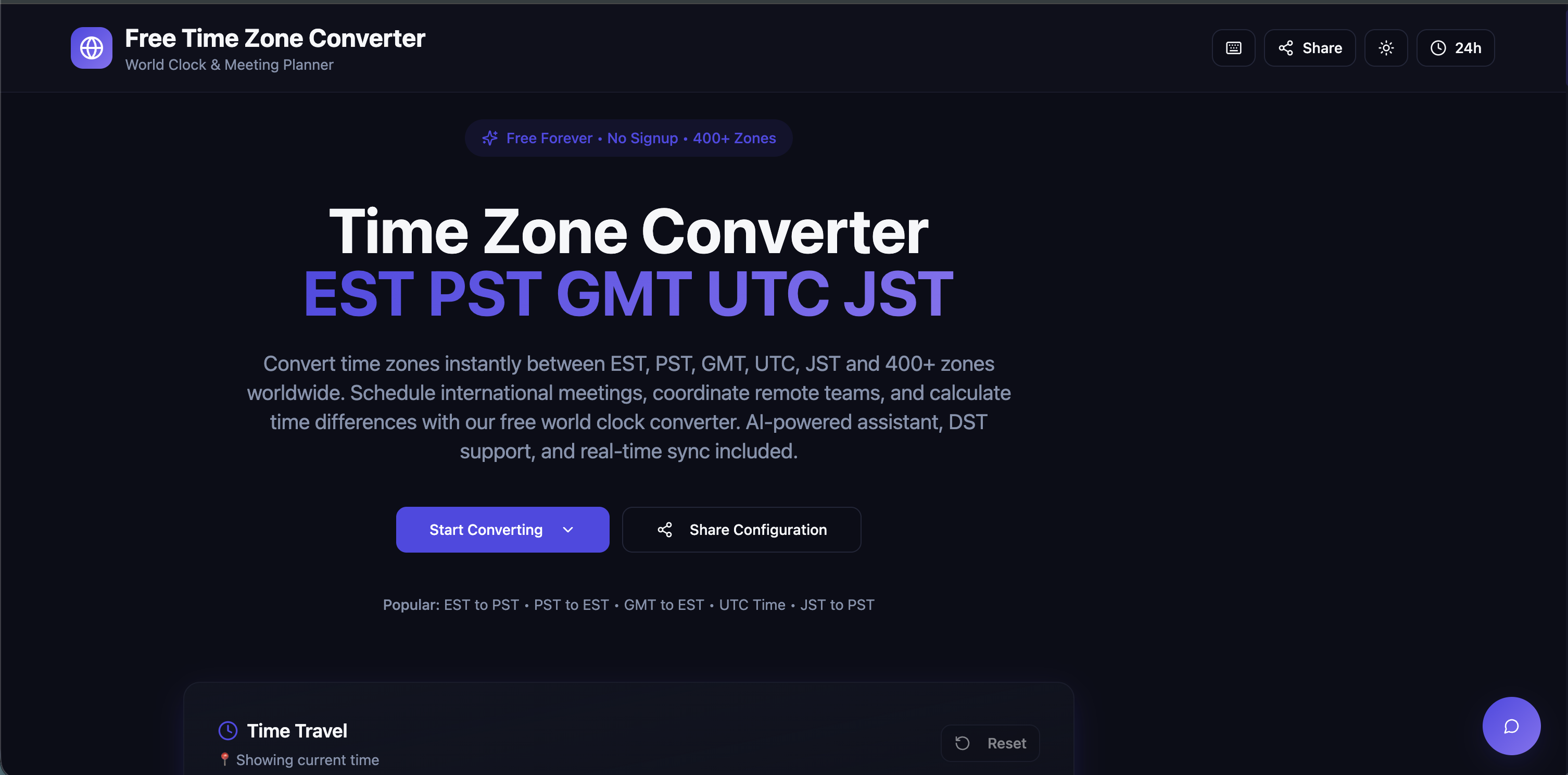 Time Zone Converter