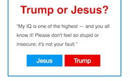Trump or Jesus media 1