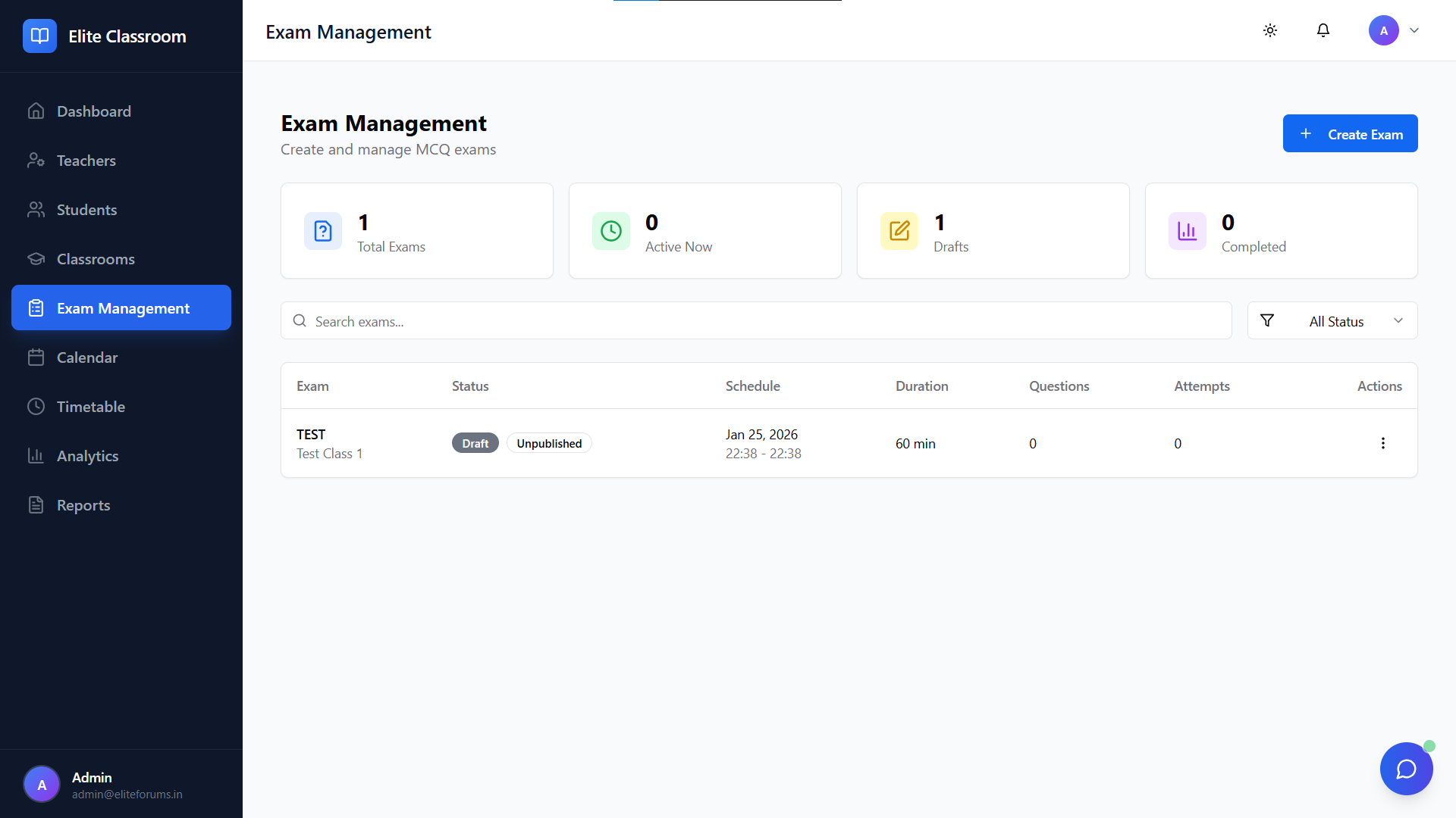 Elite Forums ClassRoom - Screenshot 3 showing product features and functionality