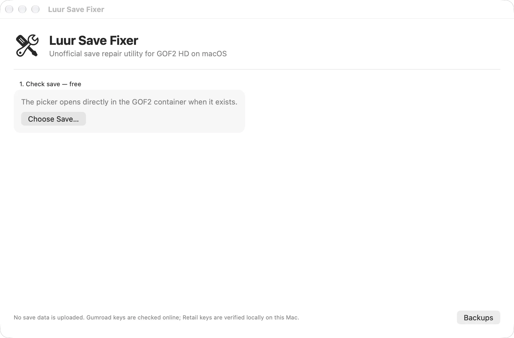 Fix GOF2 Luur black screen on Mac gallery image