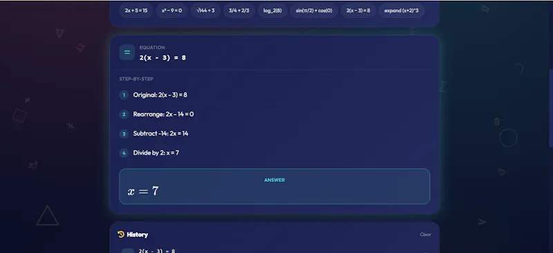 MathSolver Ⓝ - Solve Any Math Problem screenshot 5
