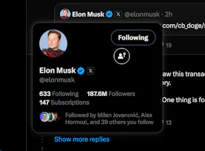 Why I follow you for X (Twitter) gallery image