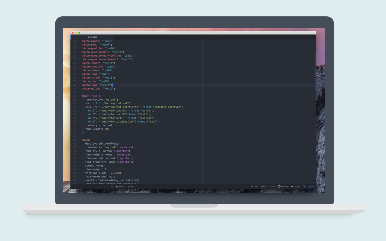 Webfont gallery image