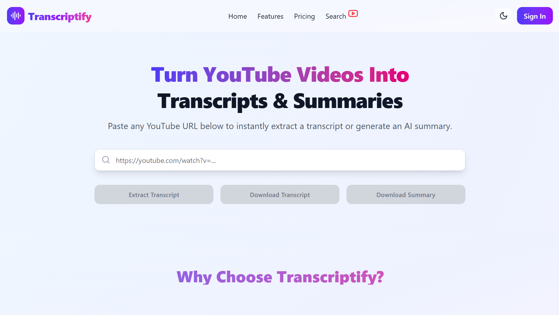 Transcriptify gallery image