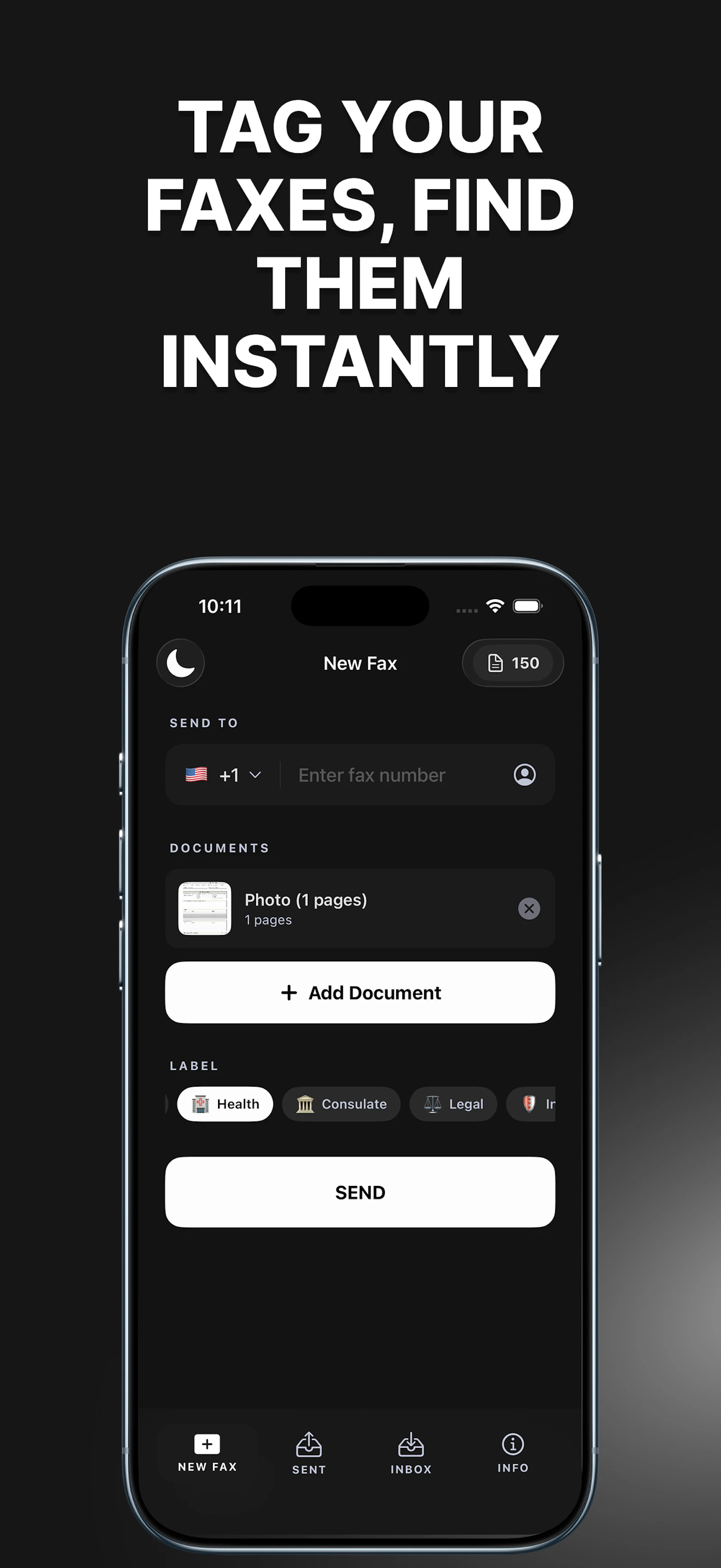 Faxend - Fax from iPhone screenshot 5