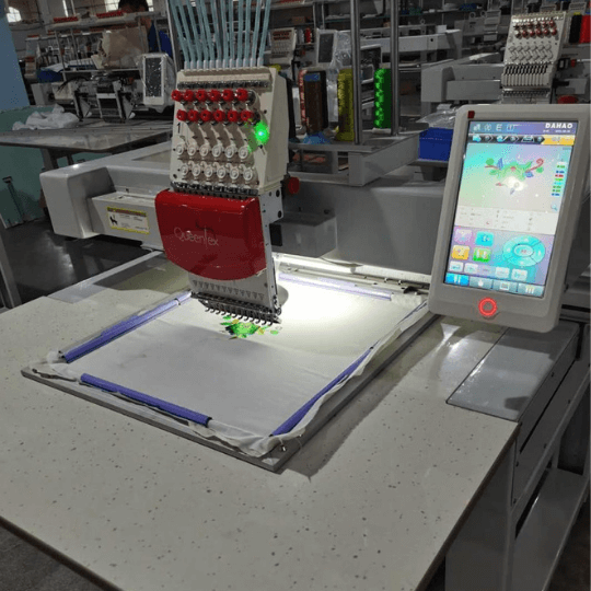 Single Head Embroidery Machne