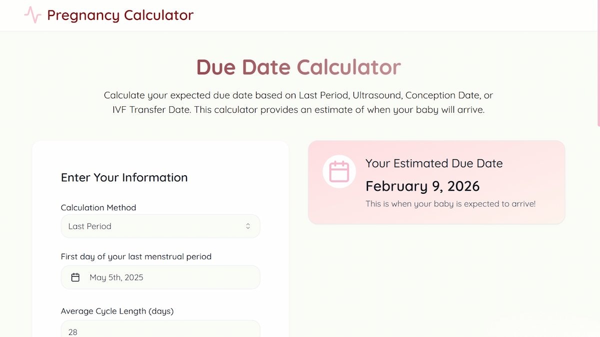 Calculadora de embarazo.me - Tu viaje de embarazo comienza aquí media 3