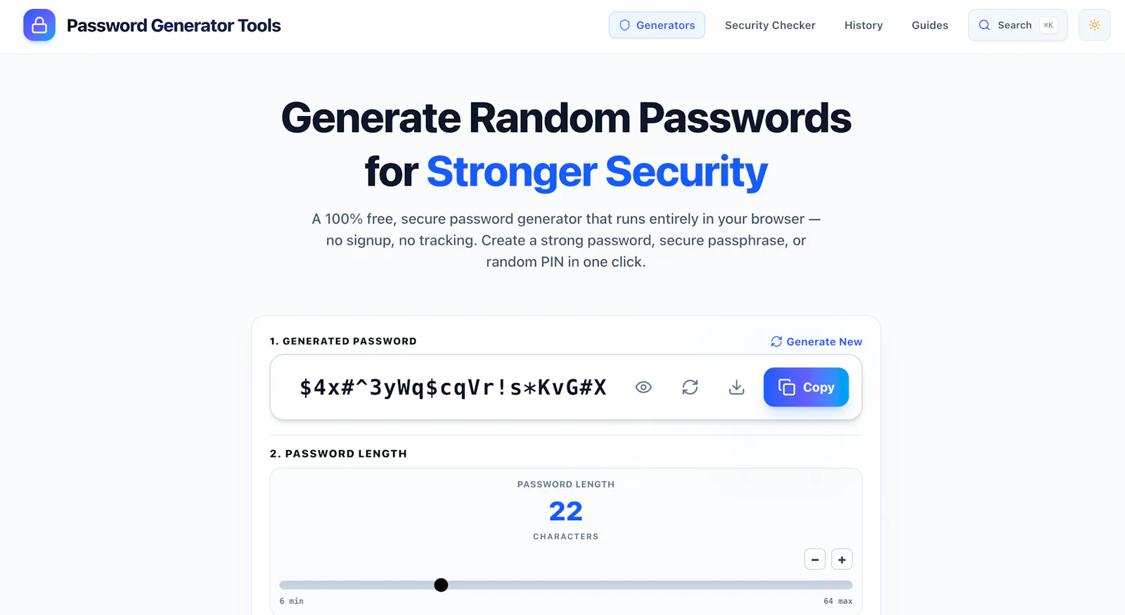 Password Generator Tools screenshot 1