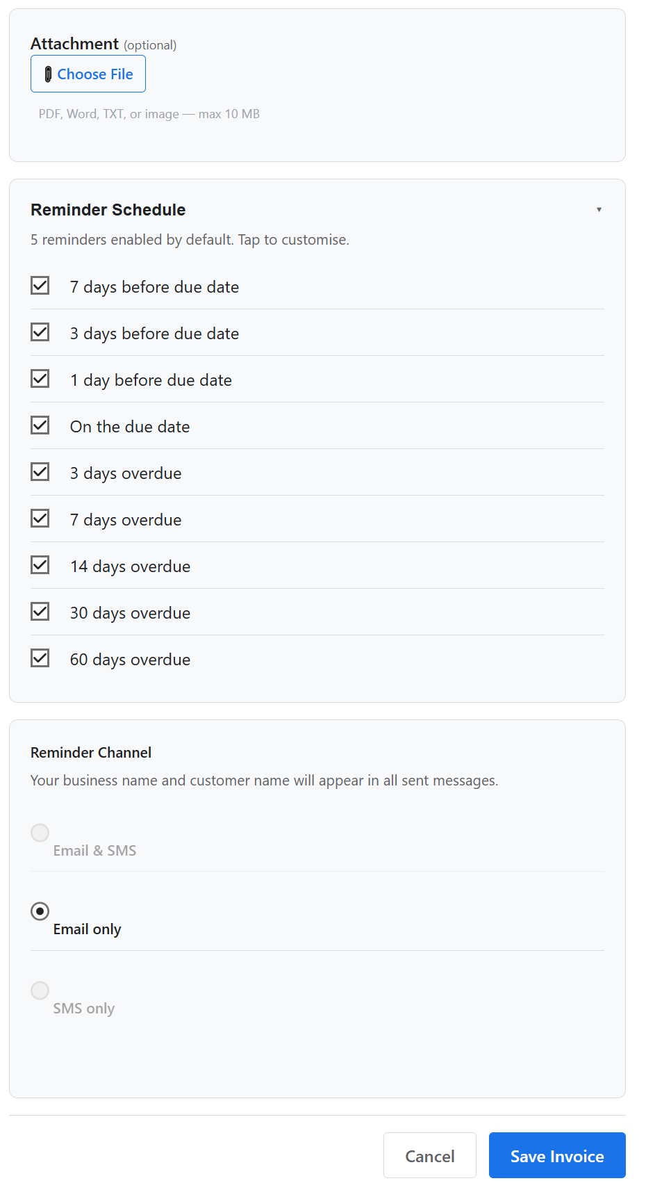Nudge: Invoice Reminders gallery image