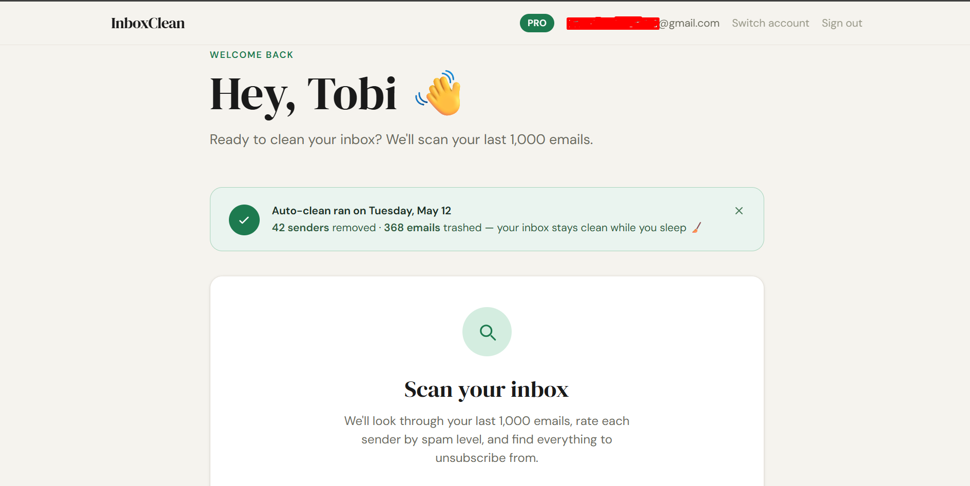 InboxClean gallery image