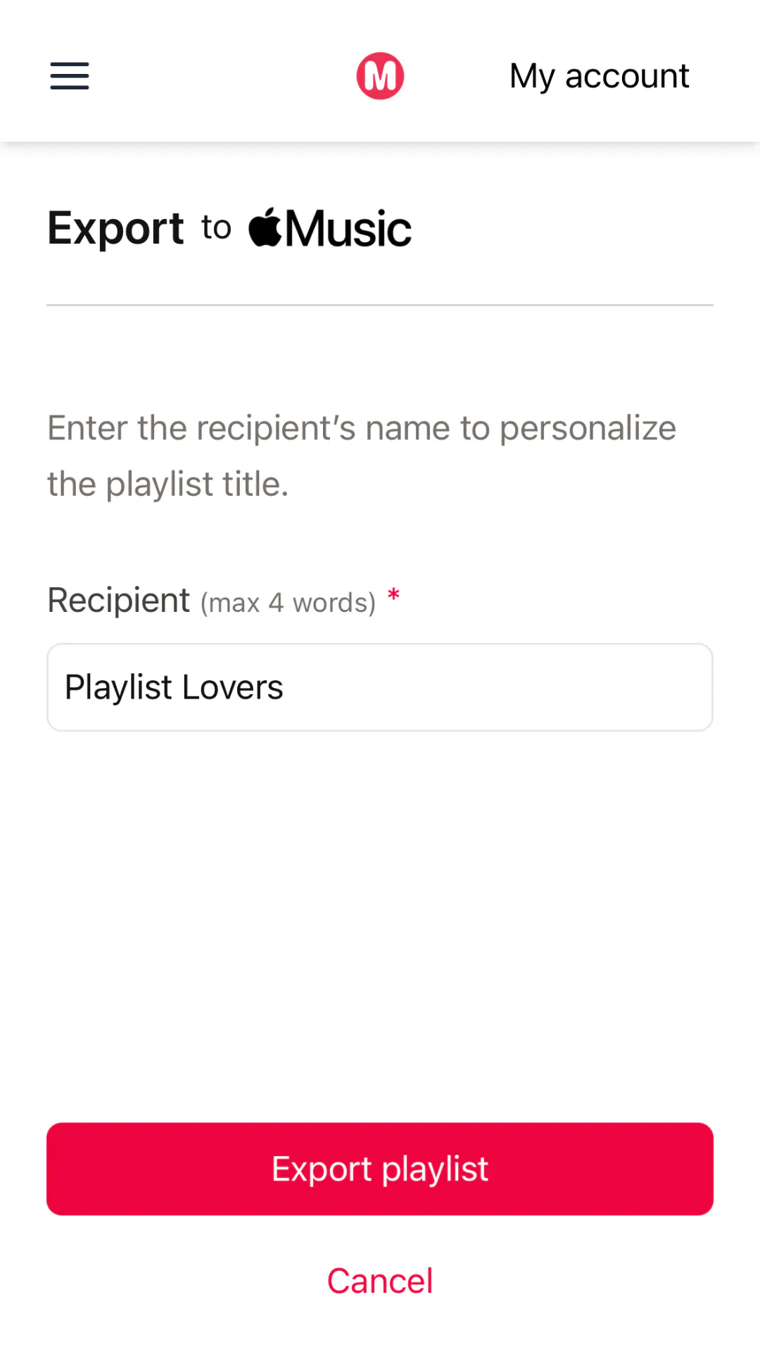 Say it with a playlist gallery image