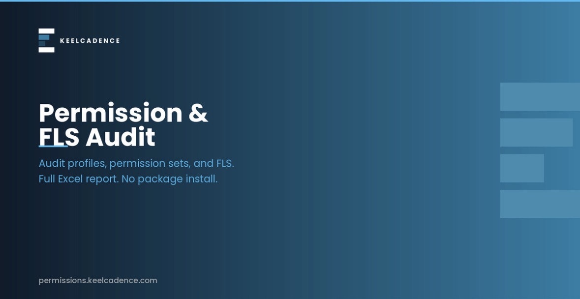 KeelCadence Permission & FLS Audit gallery image