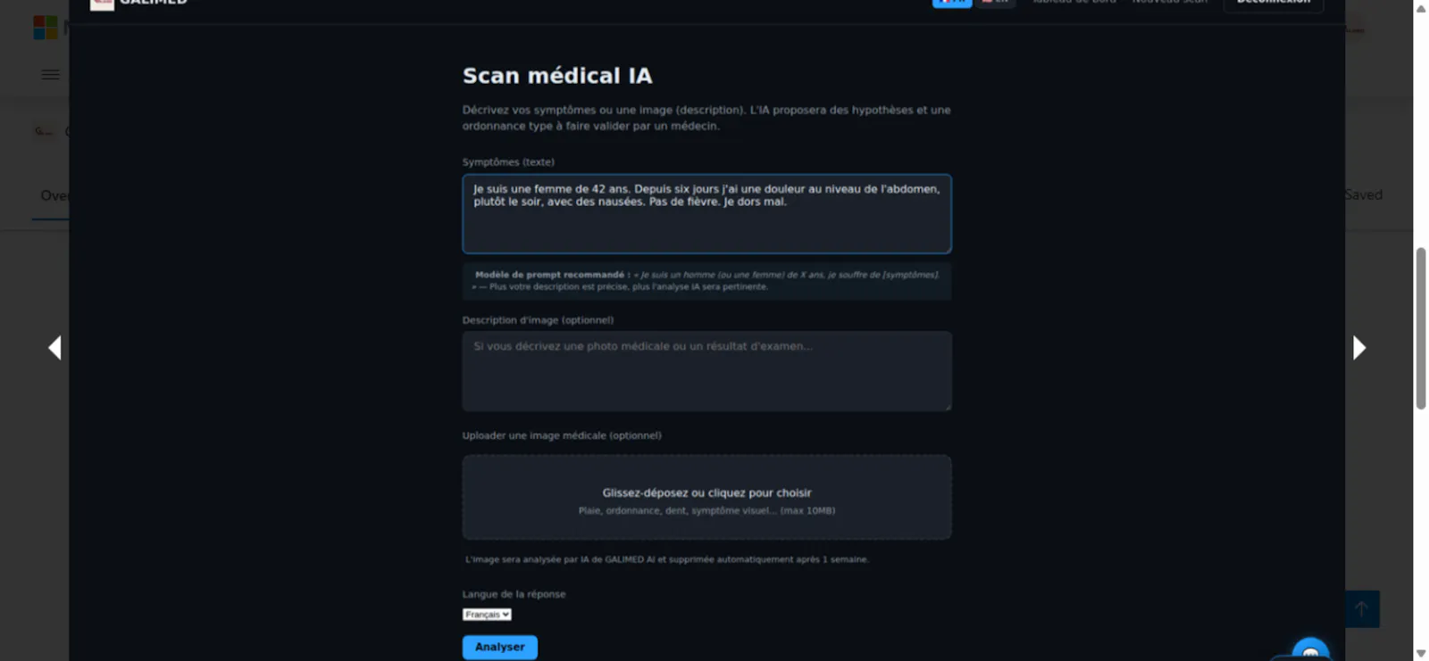 Galimed Ai health Platform screenshot 3