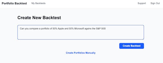 Portfolio Backtest gallery image