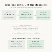 ComplyLite GDPR Compliance Tracker gallery image