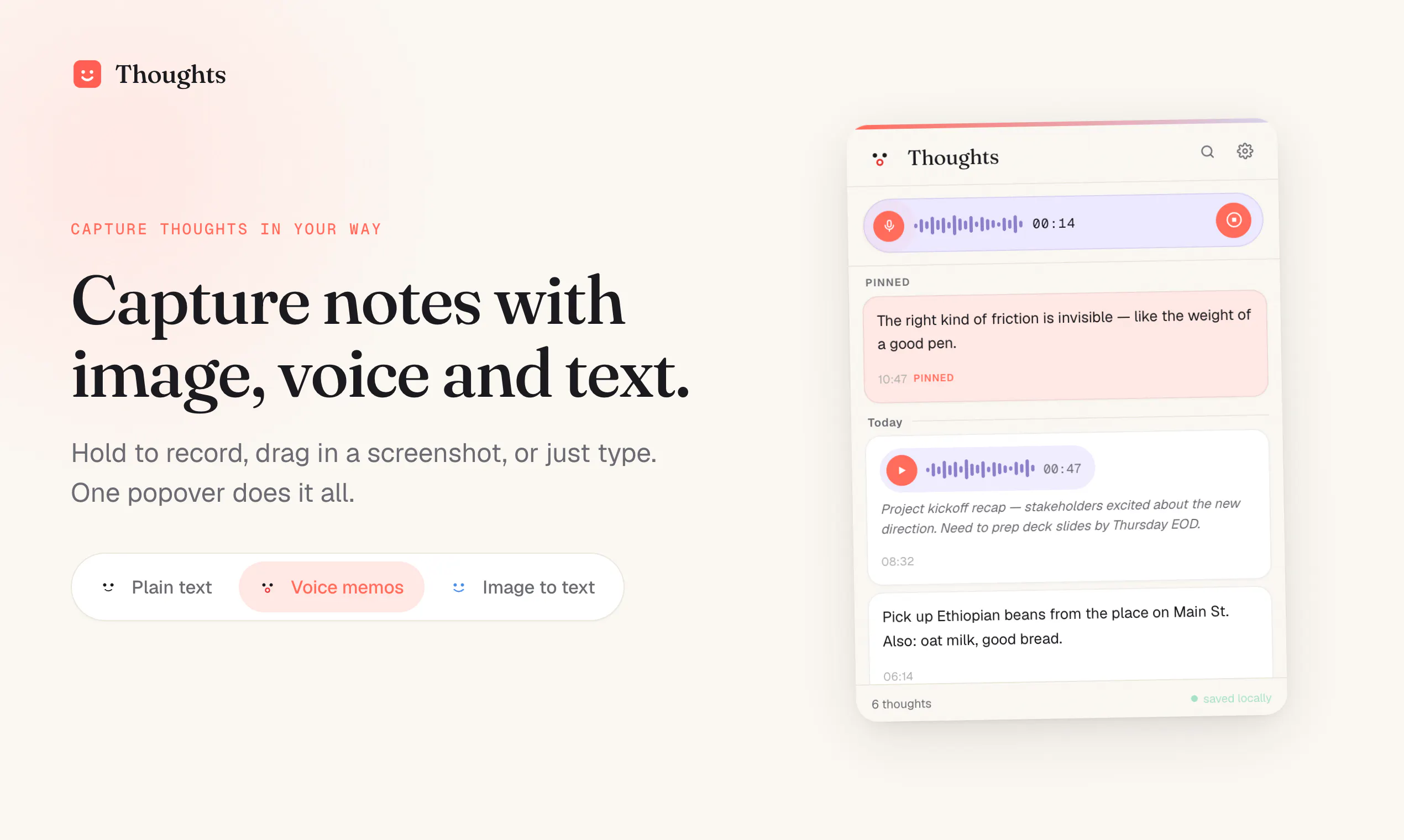 Thoughts for Mac 截图 3