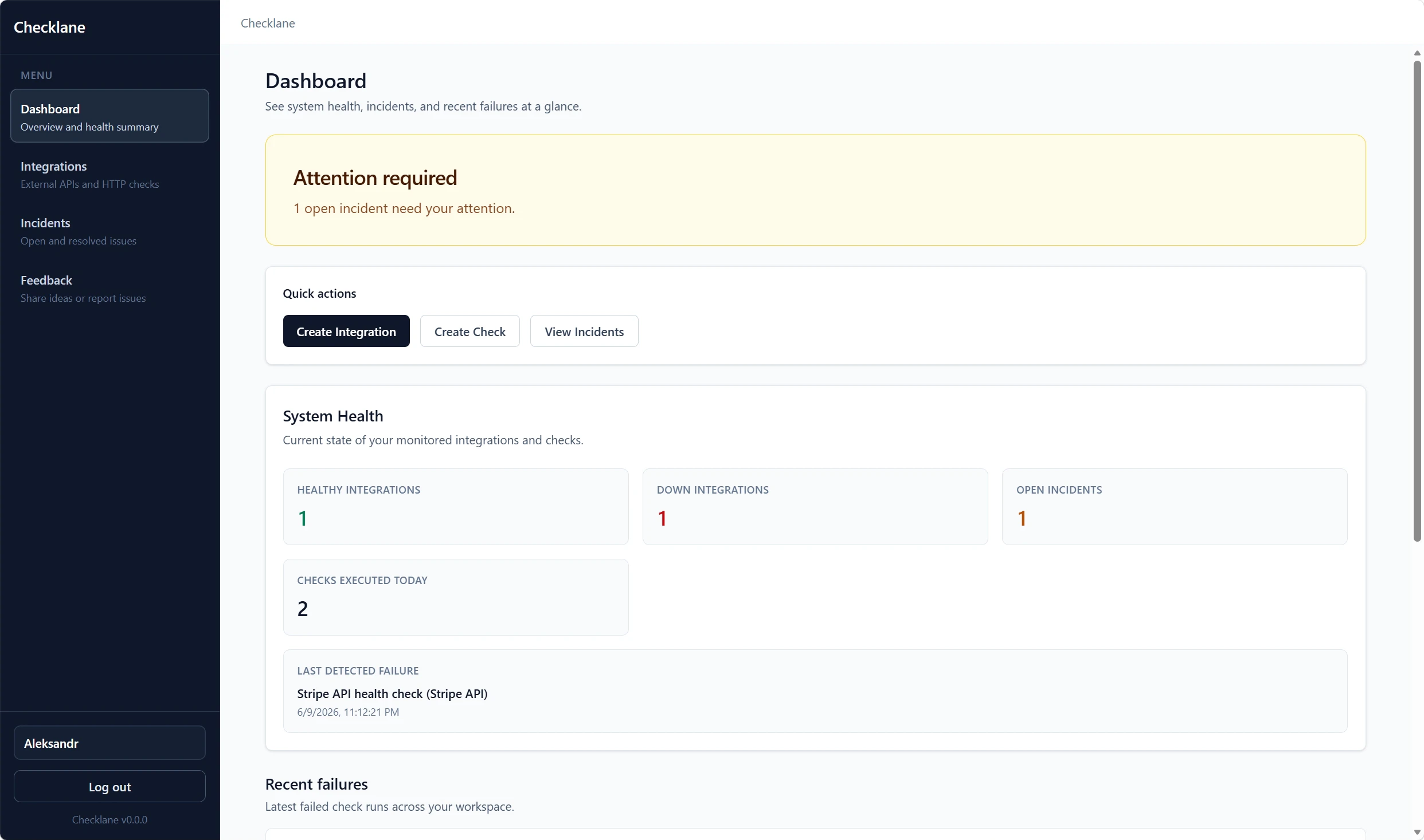 Checklane screenshot 1