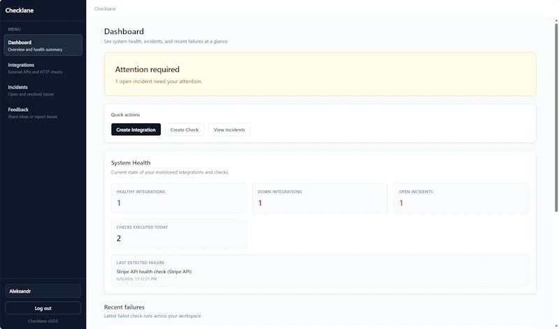 Checklane screenshot 1