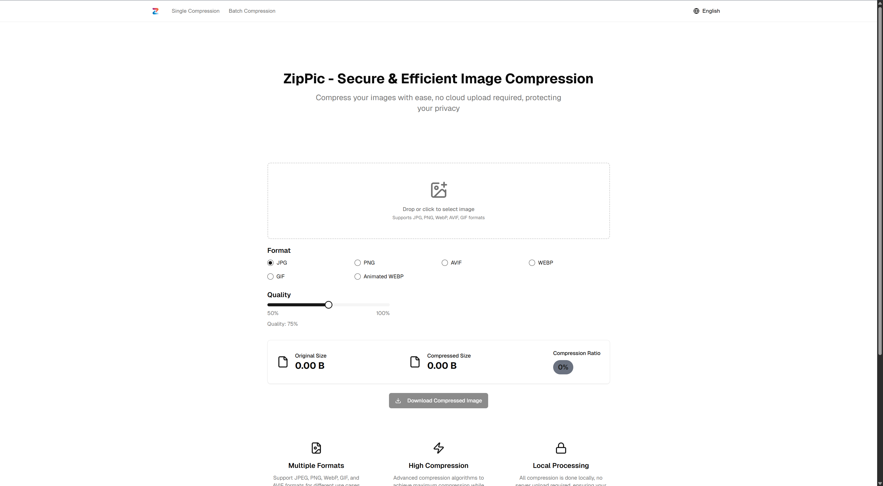 Zippic - 免費，易於使用，安全的在線圖像壓縮機 media 1