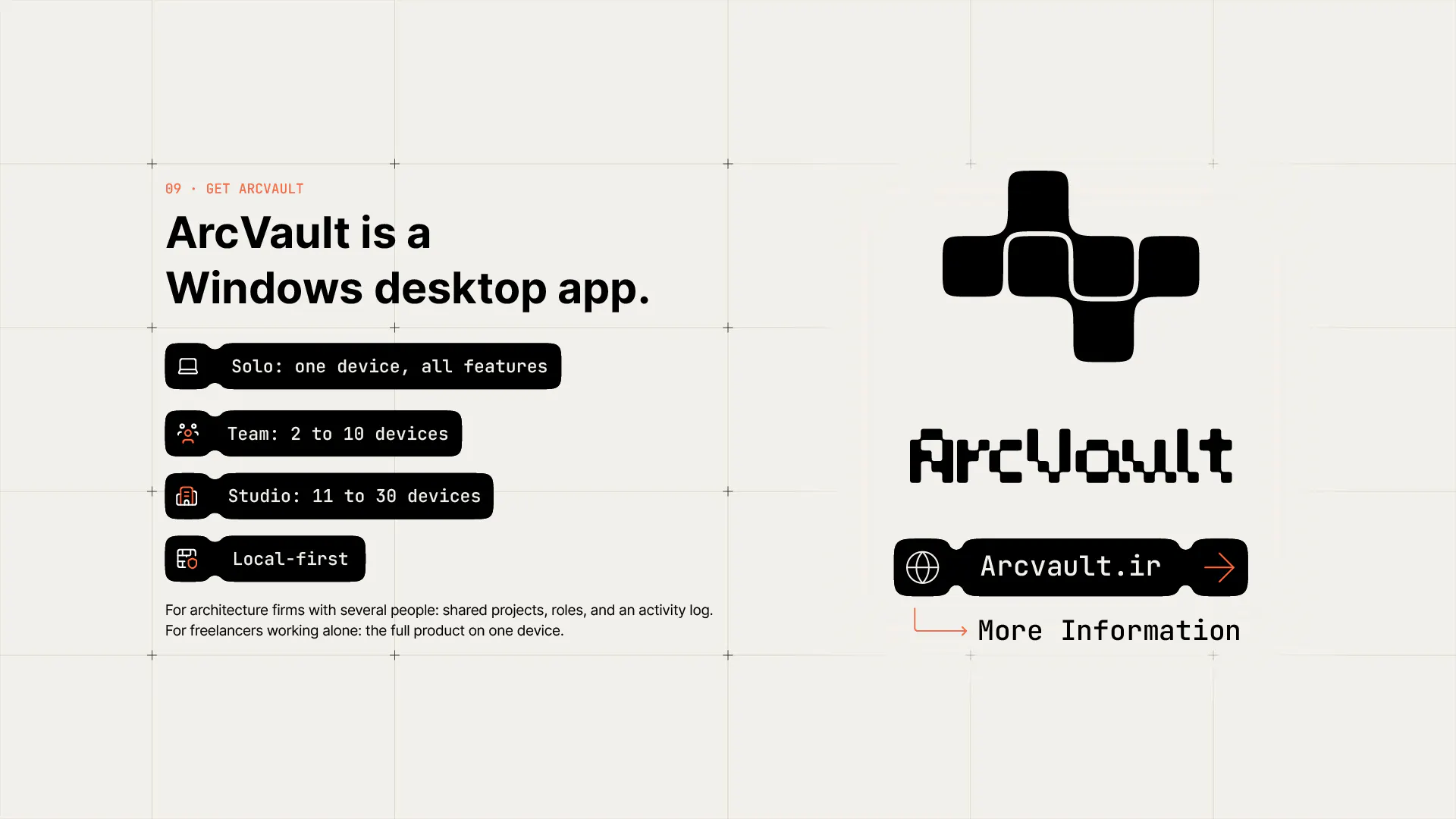 ArcVault — Architecture File Management gallery image
