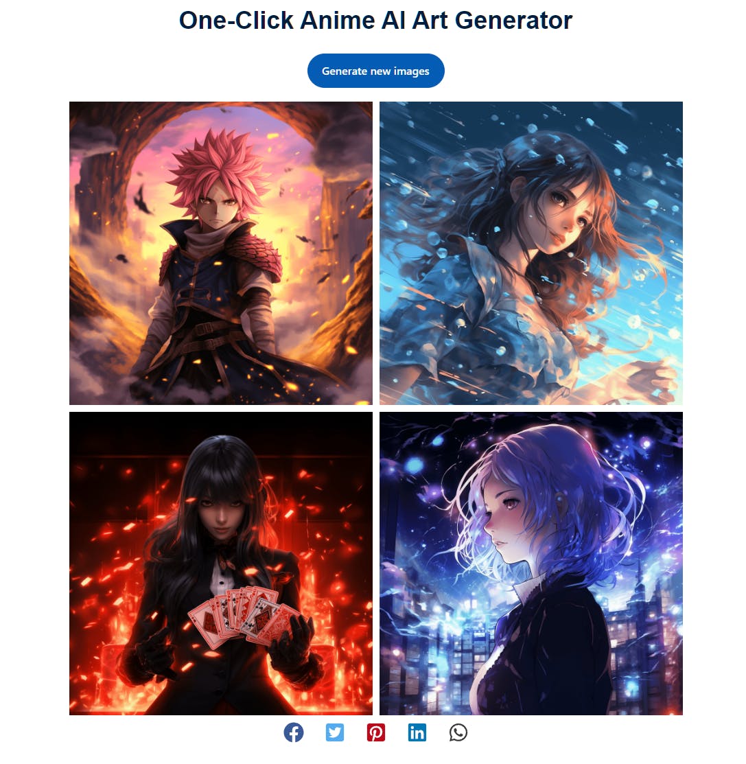 One-Click Anime AI Art Generator media 1