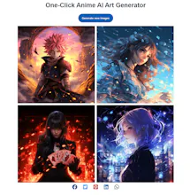One-Click Anime AI Art Generator gallery image