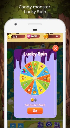 Candy monster match 3 game media 2