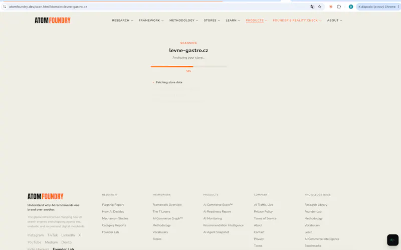 AI Commerce Score screenshot 2
