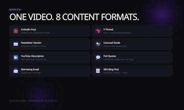 Munch.Video gallery image