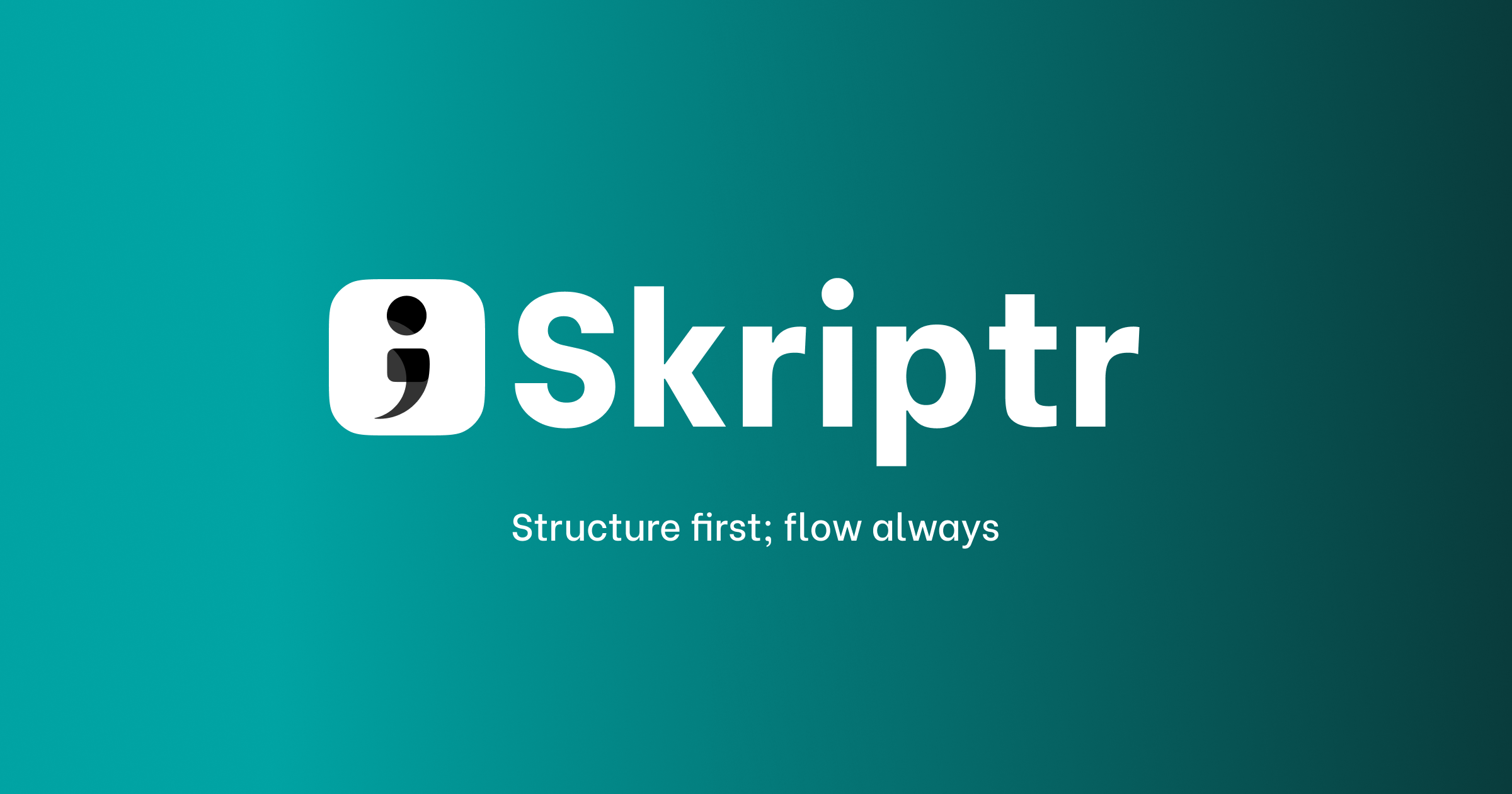 Skriptr - Main product screenshot demonstrating key features and user interface