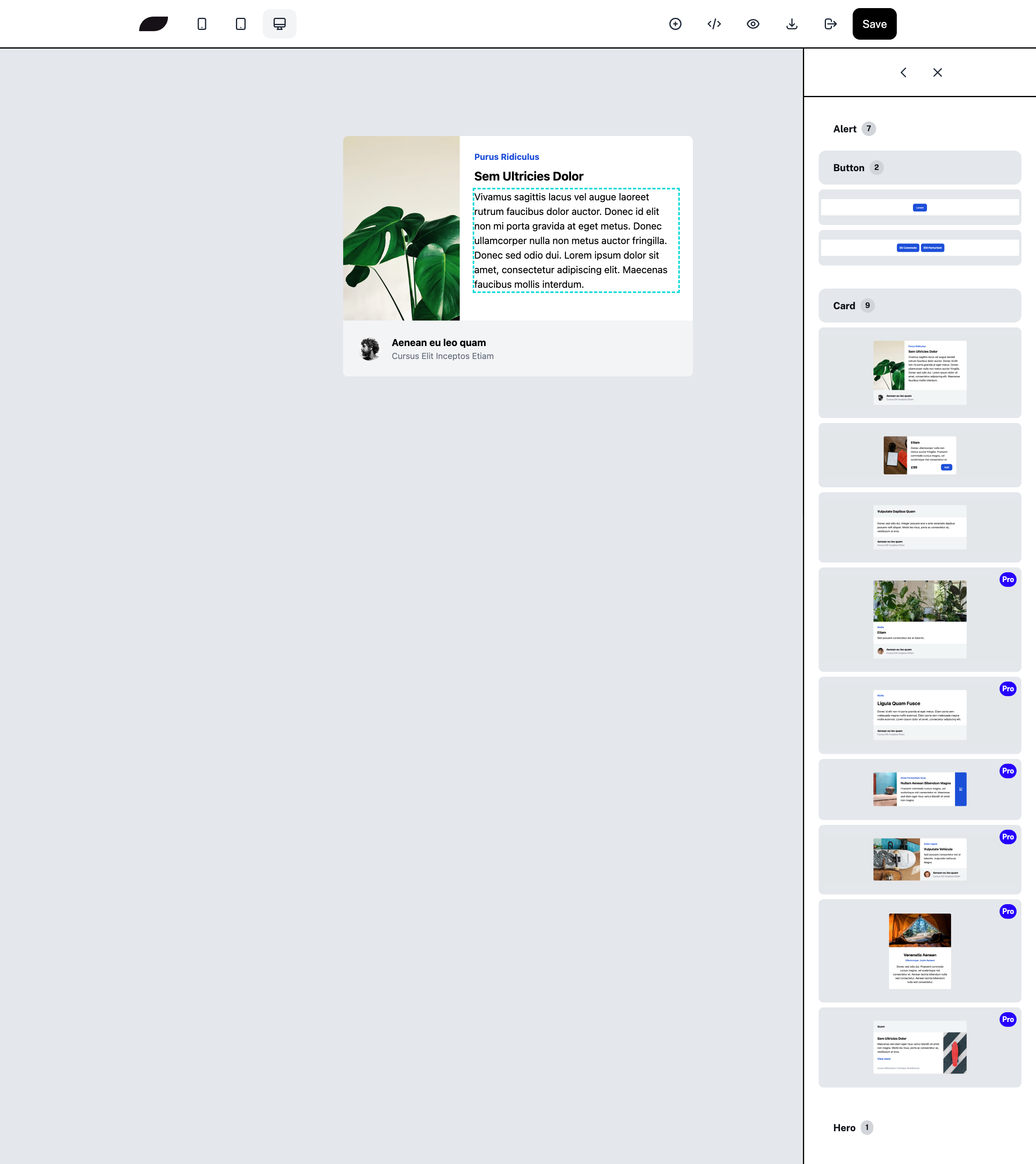 Хвоста - Tailwind 3 CSS Page и Component Builder медиа 2