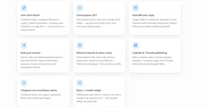 Schedule & automate Your Social Media gallery image