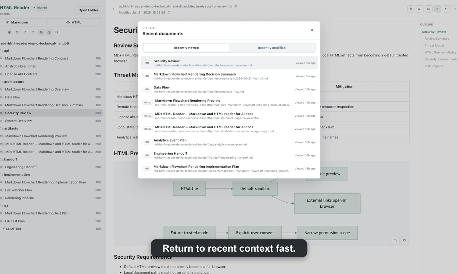 MD+HTML Reader screenshot 3
