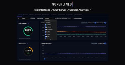 Superlines AI Search Platform gallery image
