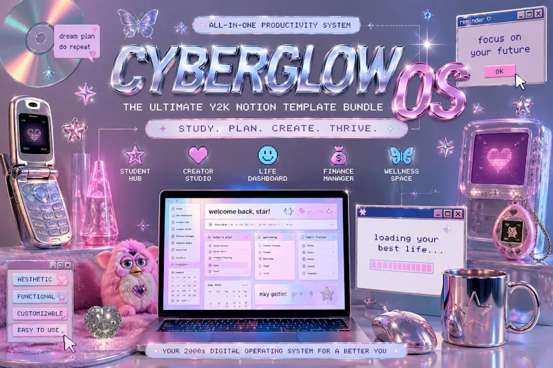 CyberGlow OS screenshot 1