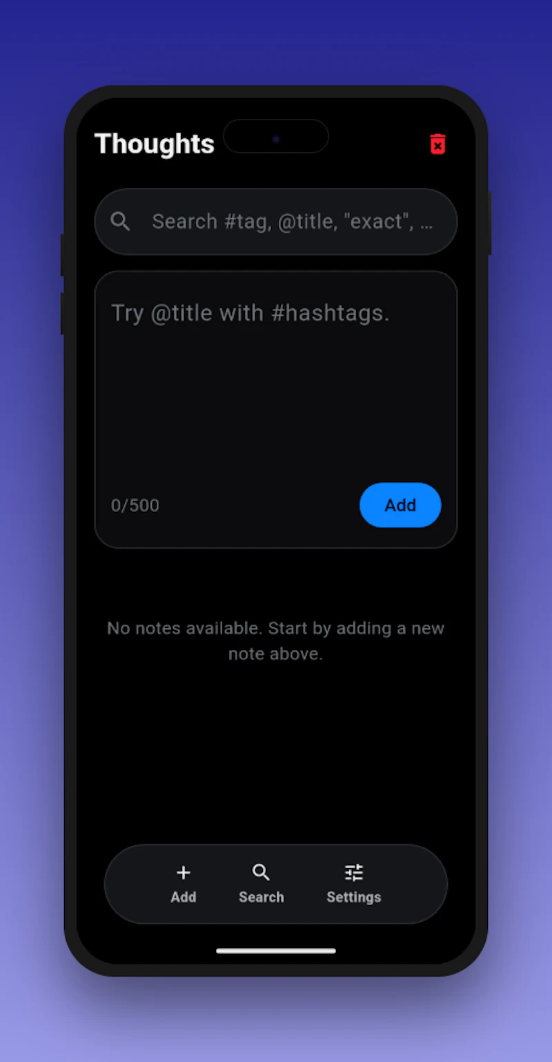 Thoughts screenshot 5