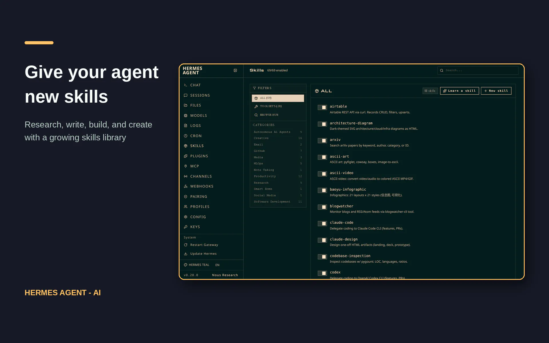 Hermes Agent - AI gallery image