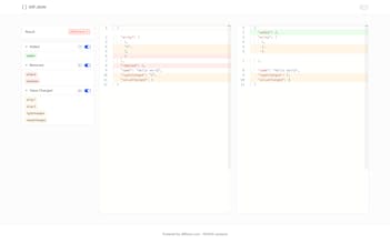 Diff JSON gallery image