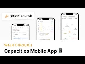 Capacities Mobile App gallery image