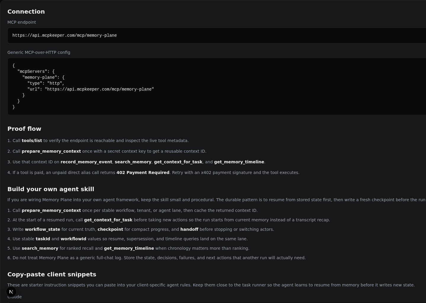 MCP Keeper gallery image