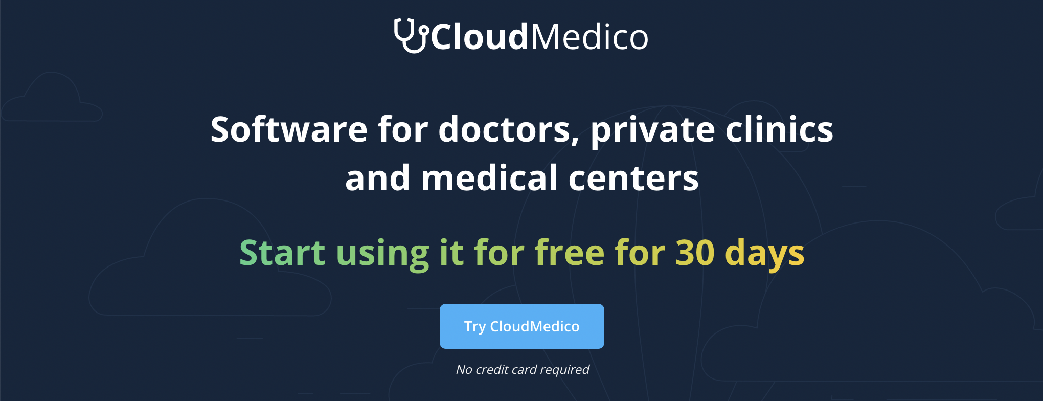 وسائط CloudMedico - نظام EHR مبسط للممارسات الصغيرة 1