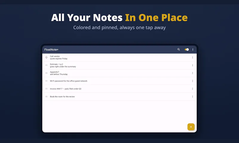 FloatNote+ screenshot 4