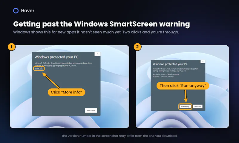 Hover Desktop screenshot 6