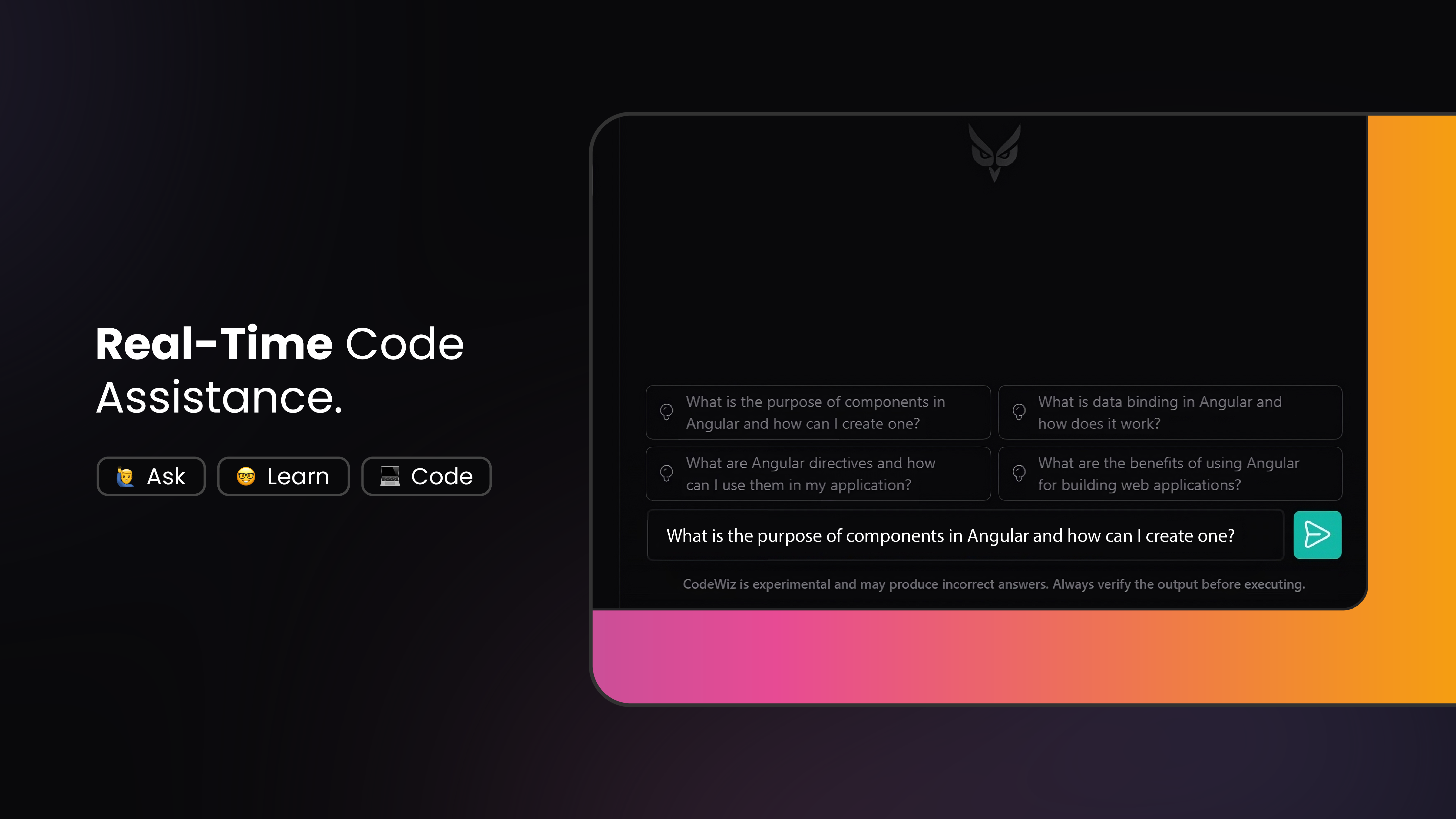 Codewiz - Uw coderende uitdagingen opgelost met AI, één chat tegelijk media 3