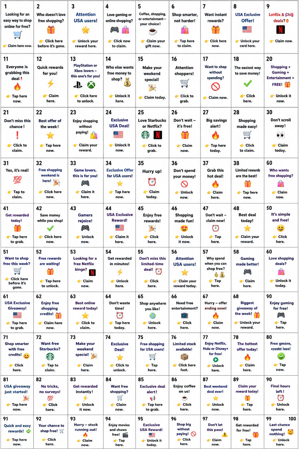 100 Gift Card