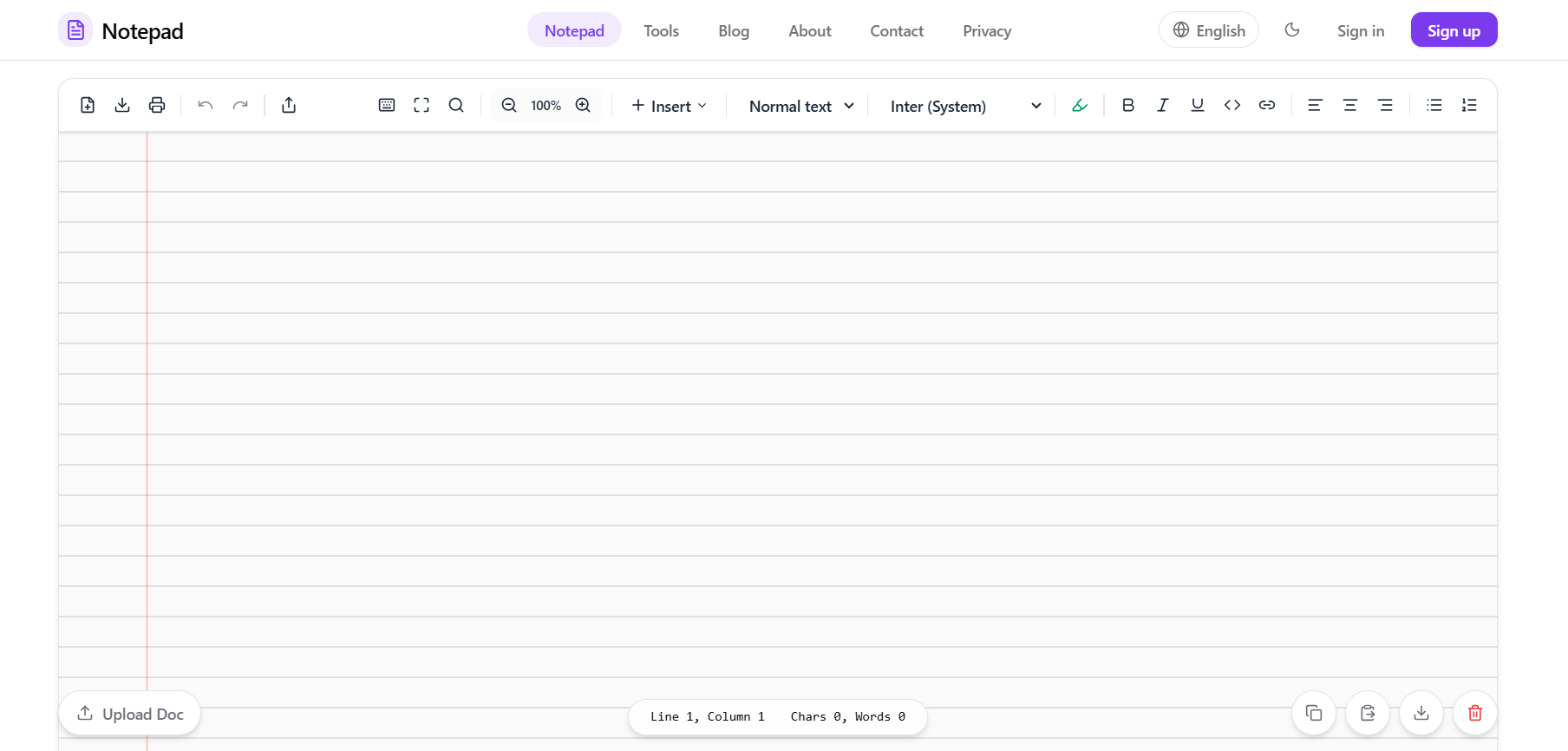 Notepad Online gallery image