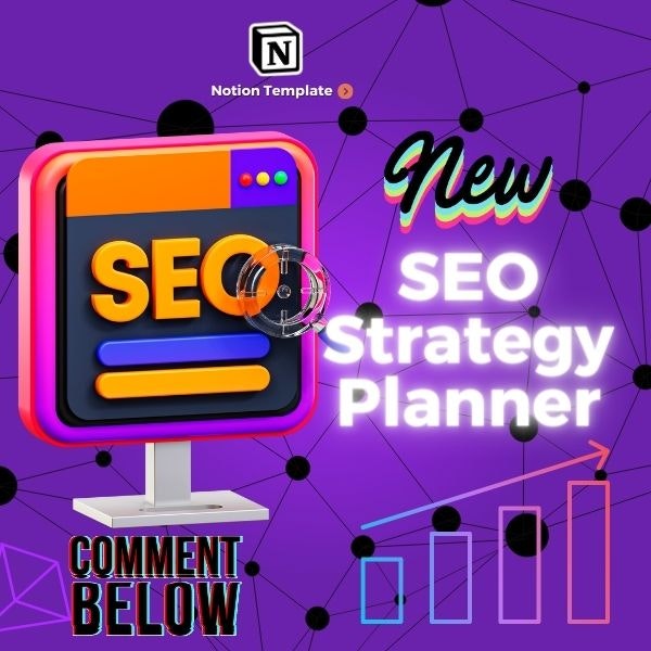 SEO strategy planner in Notion logo